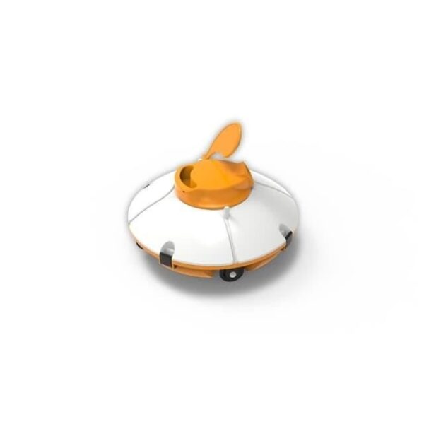 Robot de piscine - Bestway - Frisbee - Autonome - nettoyage fond plat - 5x3m max - Orange