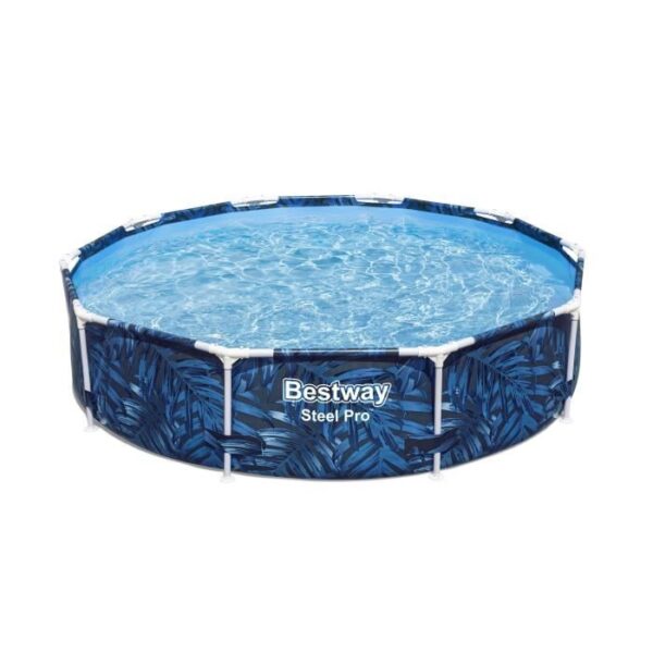 Piscine hors sol tubulaire BESTWAY - Steel Pro - 305 x 66 cm - Ronde