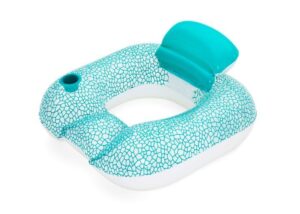 Bouée gonflable - BESTWAY - Kool longe - Vinyle - Adulte - Blanc/Bleu