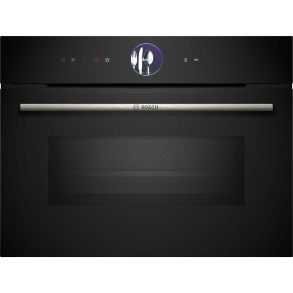 Four combiné micro-ondes encastrable BOSCH SER8 - CMG7761B1 - Noir - 45 L - 20 modes de cuisson