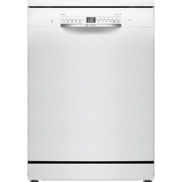 Lave-vaisselle pose libre BOSCH SER2 SMS2HTW03F - 13 couverts - Induction - L60cm - 46 dB - Blanc