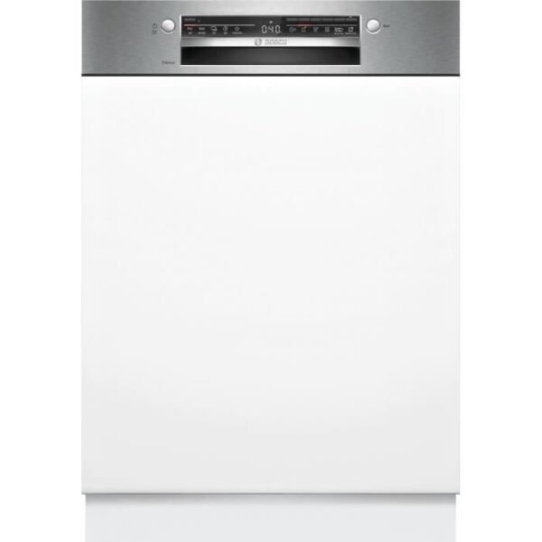 Lave-vaisselle semi-encastrable BOSCH SMI2HTS02E SER2 - 13 couverts - Induction - L60cm - 46 dB - Acier Brossé