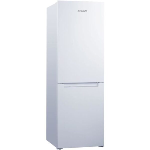 Réfrigérateur combiné - BRANDT - BFC8600EW - 293 L - 60 x 60 x 185,8 cm - Blanc