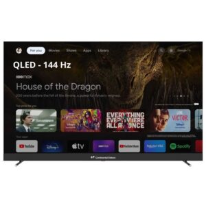 TV QLED UHD 4K GAMING - CONTINENTAL EDISON - 65 (164 cm) - Smart Google - Wifi Bluetooth - 144Hz - 4xHDMI -3xUSB - CELEDGAM65QV24B6