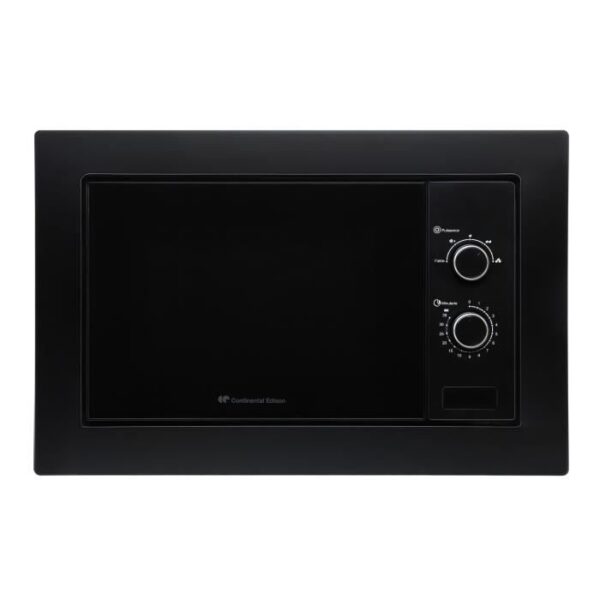 Micro-ondes encastrable - CONTINENTAL EDISON - CEMO20EBM - Noir - 1200 W - L59,5 x H33,7 x P38,5 cm - 21 L