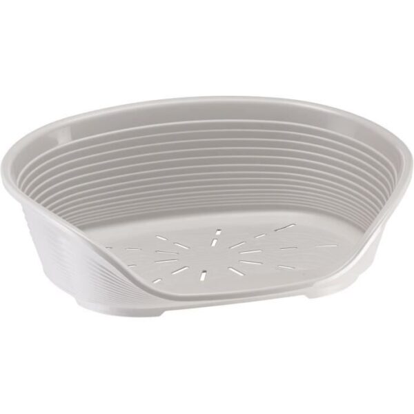 Panier-Corbeille SIESTA DELUXE Taille 4 - 61,5*45*21,5 cm - Gris clair -FERPLAST