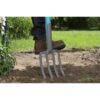 GARDENA Fourche a becher NatureLine Manche bois 100% FSC  Poignée ergo en D  Dents acier trempé  Garantie 10 ans (17002-20) – Image 2