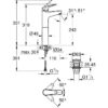 Mitigeur monocommande vasque a poser - GROHE Swift - 24331001 - Chromé - Taille XL rehaussée - Economie d'eau - Vidage clic clac – Image 3