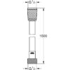 Flexible de douche - GROHE VitalioFlex 28743002 - 1,5m - Anti-pliures et torsion - Connexion universelle - Surface lisse - Chromé – Image 2
