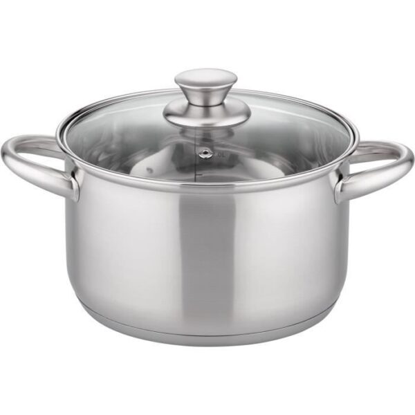 Faitout - GSW - RIGO - 24 cm - Induction - Acier inoxydable