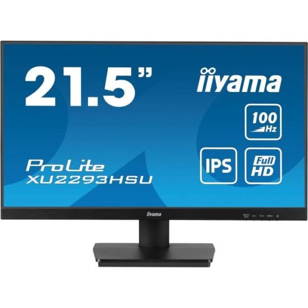 Ecran PC - IIYAMA -  22 -  FHD - 100Hz -  Dalle IPS - 1ms - XU2293HSU-B7