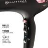 Seche Cheveux - Bellissima - Professionnel Ionique Léger P7 3000 - Concentrateur + Diffuseur - 3 Températures Séchage Rapide - 2100W – Image 3