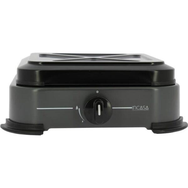 Réchaud a gaz d'extérieur 1 feu - INCASA - 016464 - 2,2 kW - Noir - Camping