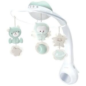 Mobile - INFANTINO - 302049 - Douce Nuit 3en1 - Vert menthe