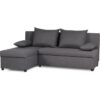 Canapé d'angle réversible  Tissu Gris  L 192 x P 143 x H 79 cm  JOSS - Fabriqué en Ukraine – Image 2