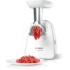 Hachoir a viande - BOSCH - MFW2514W SmartPower - Blanc - moteur bloqué 1500 W - 1,7 kg/mn - 2 grilles de hachoir - râpeur/éminceur – Image 4
