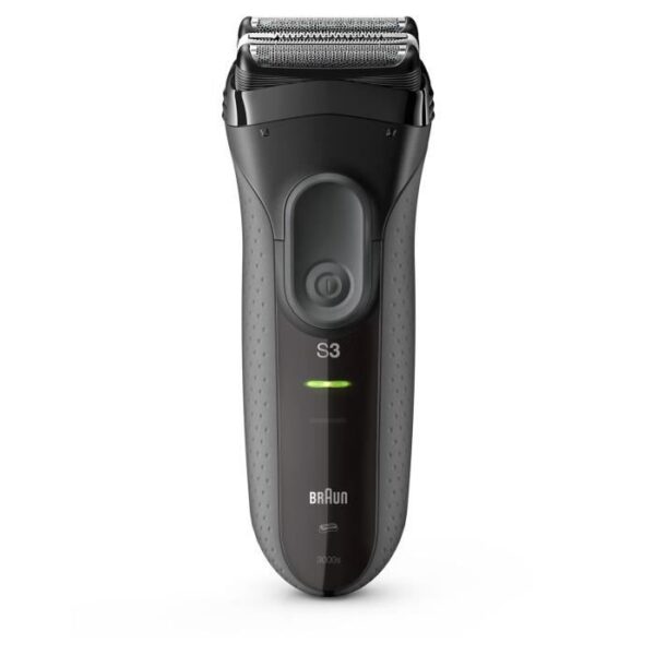Rasoir électrique - BRAUN - 3000s - 45 min - Noir