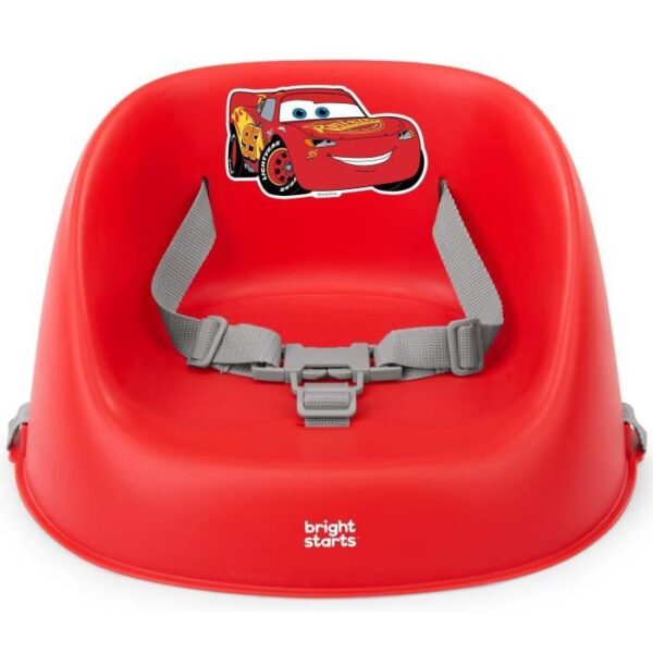 DISNEY BABY -CARS- Rehausseur de chaise bébé évolutif de 6 mois a 3 ans, harnais 3 points, facile a nettoyer