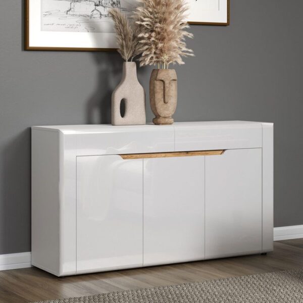 Buffet 3 portes et 2 tiroirs L150 cm - 150 cm X 39 cm X 84 cm - Marlon