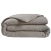 DODO - Housse de couette - 260x240 cm - Coton - Antibactérien - Taupe – Image 3