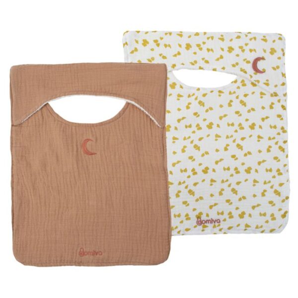 Lot de 2 bavoirs 3/24 mois savane Naturel 3 - 24 mois