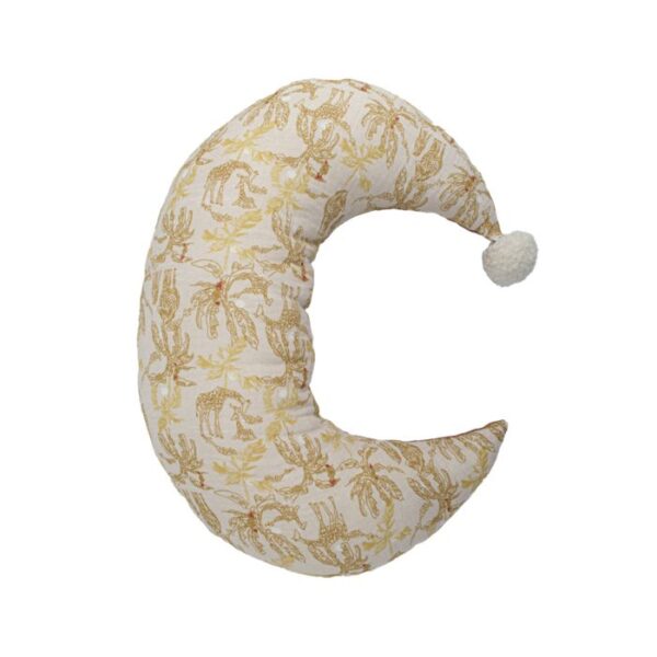 Coussin bébé demi lune Beige 30x40 cm