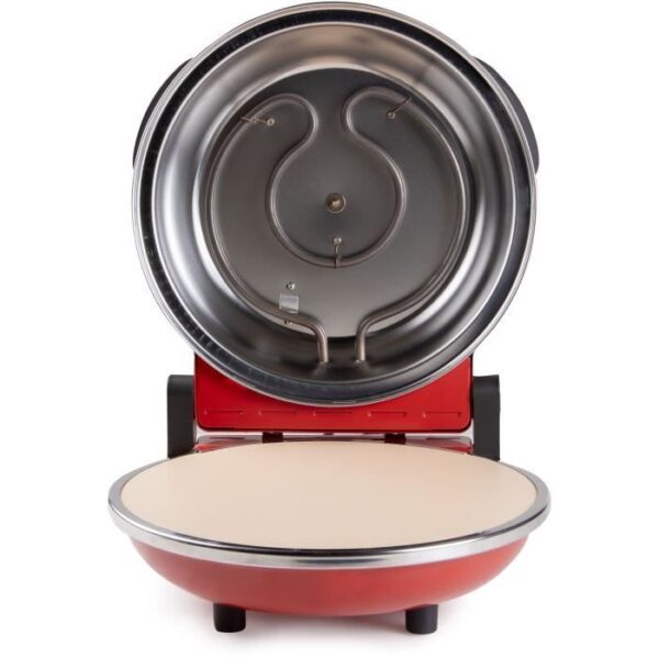 Four a pizza - DOMO - DO9284PZ - Électrique 1200W - Pierre en céramique - Rouge