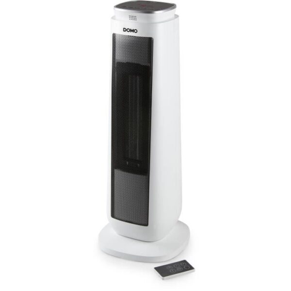 Convecteur - DOMO - DO7347H - 2000 W - Blanc - 21,5 x 21,5 x 58,3 cm