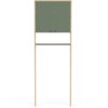 Meuble WC Buanderie - Vert sauge et chene - 2 portes - L64 x P20 x H186 cm - ELISA  - DEMEYERE – Image 5