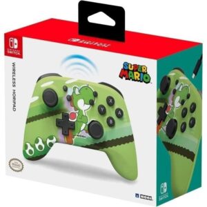 Manette de jeu - HORI - HORIPAD - Sans fil - Vert - Nintendo Switch et OLED - Super Mario - Yoshi-Dash