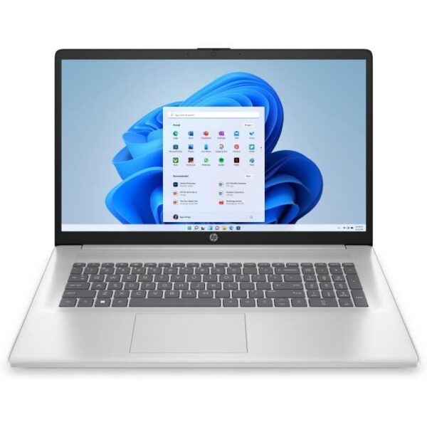 PC Portable HP 17-cp0048nf - Windows 11 - 17,3 FHD IPS - Ryzen 7-5700U - RAM 16Go - Stockage 512Go SSD - AZERTY