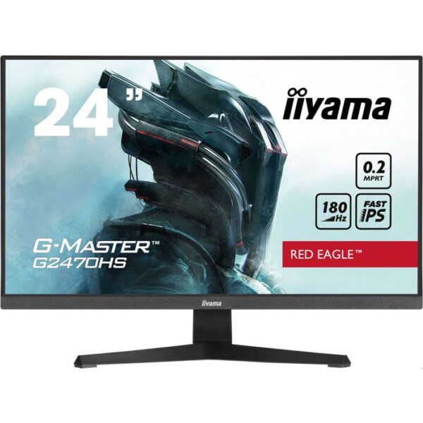 Ecran PC Gamer - IIYAMA - 24 - FHD - 180Hz - Dalle IPS - 0,2ms - G2470HS-B1