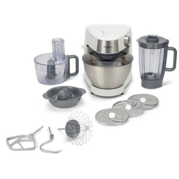 Robot patissier multifonction KENWOOD  Prospero KHC291A.H0WH - Blender, Bol multifonction, 3 disques, Presse agrumes Bol inox