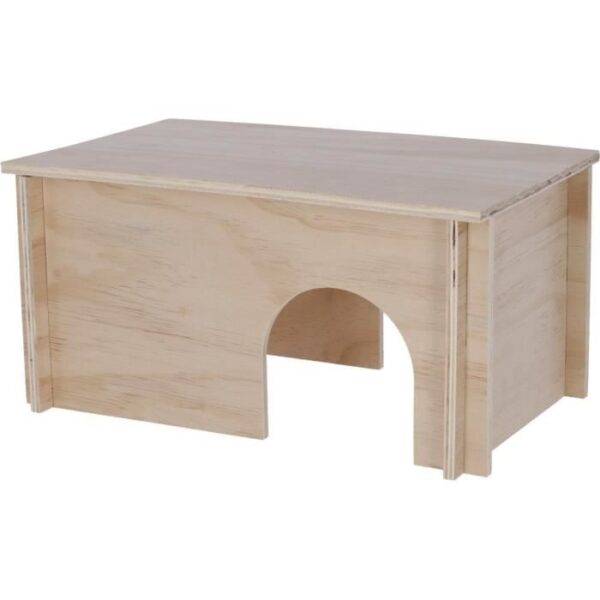 Abri pour rongeurs -  Beige - Toit amovible - Montage simple - Pour hamster - KERBL