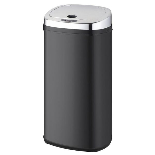 KITCHEN MOVE Poubelle de cuisine automatique avec cerclage LARGO - 42 L - 32x25x64 cm - Noir