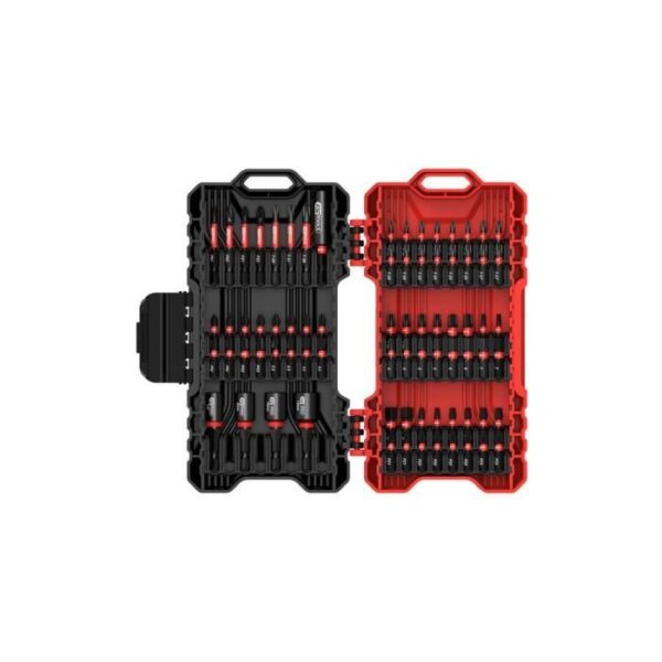 Coffret d'embouts de vissage a chocs - KS TOOLS - 515.2302F - Coffret d'embouts visseuse 1/4 - 76 pcs d'embouts de visseuse a chocs
