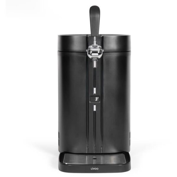 Tireuse a biere - LIVOO - DOM511 - 60W - Pour fûts de 5L auto-pressurisés - Conservation 30j - 3 a 12°C - Plateau égouttoir amovible