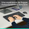 Ensemble clavier souris - Sans fil - Logitech - MK540 - AZERTY – Image 2