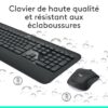 Ensemble clavier souris - Sans fil - Logitech - MK540 - AZERTY – Image 4