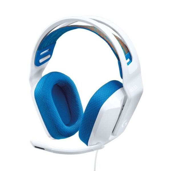 Casque gamer - Filaire - Logitech G - G335 - PS5, PS4, Xbox, Switch, PC - Blanc
