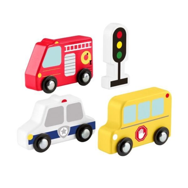 FISHER-PRICE Asst véhicules a pousser pack 5 - JCY32