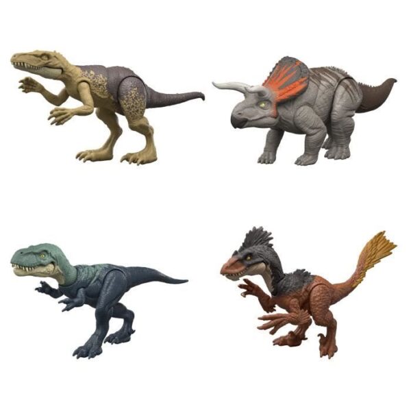 Jurassic World - Attaque Surprise - Figurine de dinosaure articulée - JGB77