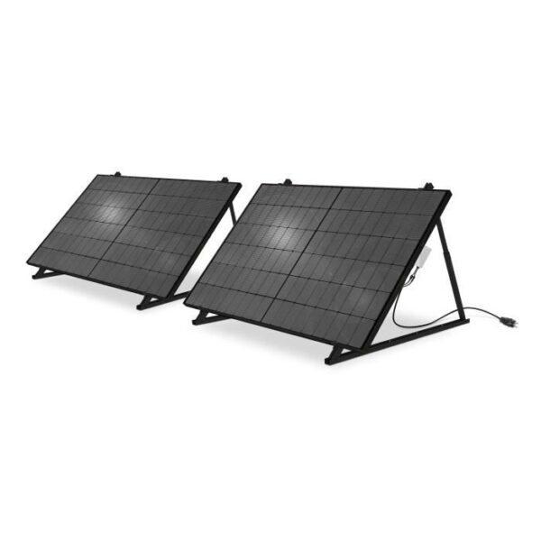 Kit solaire complet - MECAFER - 428284 - 2 Panneaux autoconsommation - 860 W