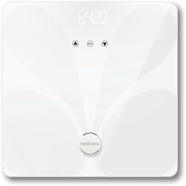 Pese personne connecté  medisana BS 412  Impédancemetre  Bluetooth  Analyse corporelle  180kg max