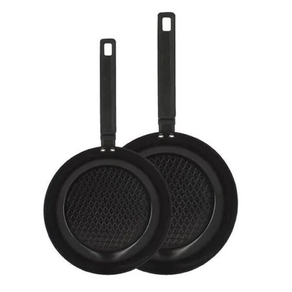 Set de 2 poeles - MENASTYL - 6020297 - En aluminium - 24 et 28 cm - Tous feux dont induction