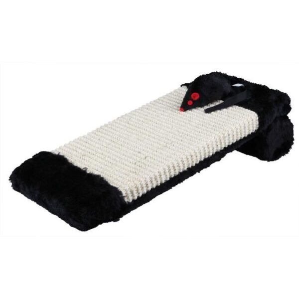 Griffoir sur rouleau - TRIXIE - Tapis en sisal / en peluche - 15 × 35 cm - Naturel / Noir
