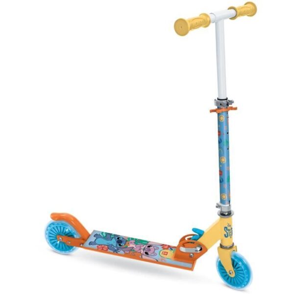 Trottinette 2 roues - MONDO - Stitch - Pliable - 50 kg max