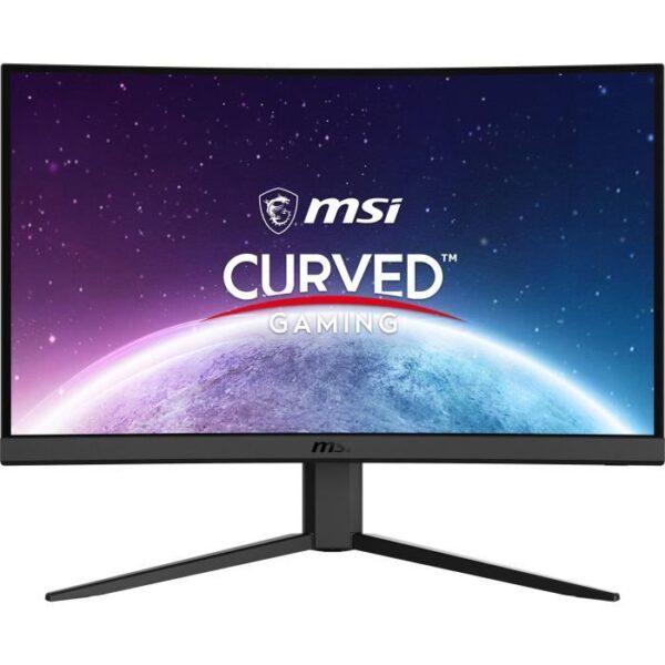 Ecran PC Gamer Incurvé - MSI - 24 - FHD - 180Hz - Dalle VA - 1ms - G24C4 E2