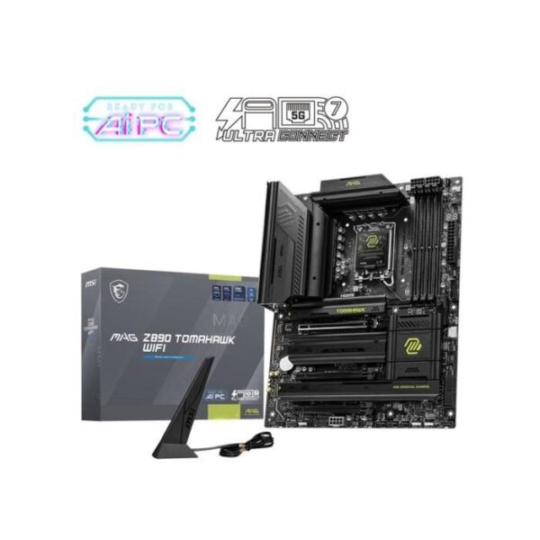 Carte mere - MSI - MAG Z890 TOMAHAWK WIFI - Wi-Fi 7, 5G LAN, Thunderbolt, PCIe 5.0, Intel Core Ultra