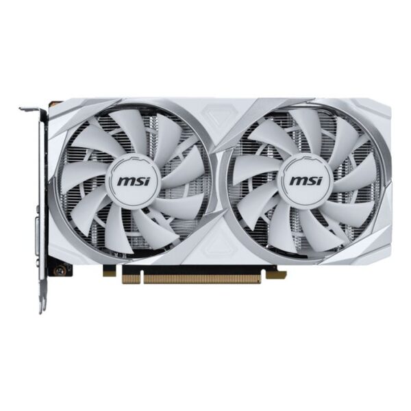 Carte graphique - MSI - VENTUS RTX 3050 2X XS WHITE 8G OC NVIDIA GeForce RTX 3050 8 Go GDDR6